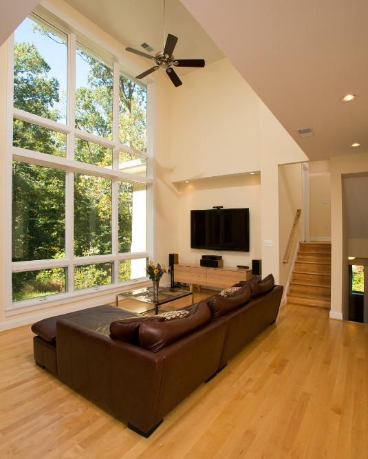 Fairfax, VA Contemporary Living Room